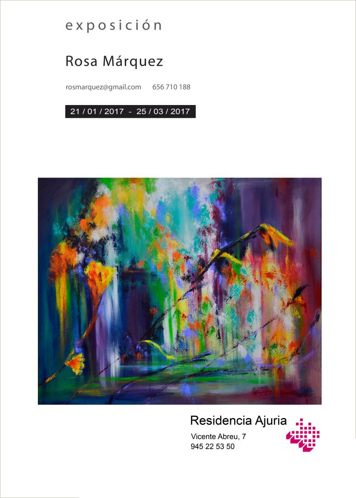 Cartel de la exposición Residencia Ajuria